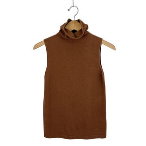 Linda Allard Ellen Tracy Cashmere Funnel Neck Sweater